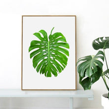 Load image into Gallery viewer, Tropical Plants Banana Leaves Canvas Art Print