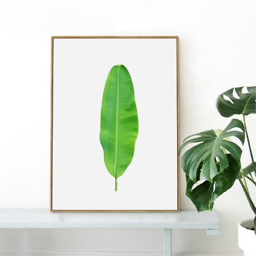 Tropical Plants Banana Leaves Canvas Art Print – Lizzie Lahaina Couture ...