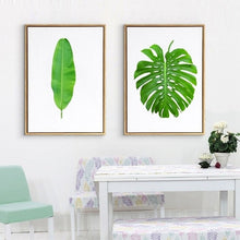 Load image into Gallery viewer, Tropical Plants Banana Leaves Canvas Art Print