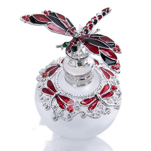 Vintage Ornate Crystal Perfume Decanters