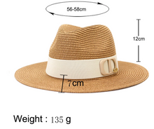 Load image into Gallery viewer, French Style Wide Brim Summer Beach Hat