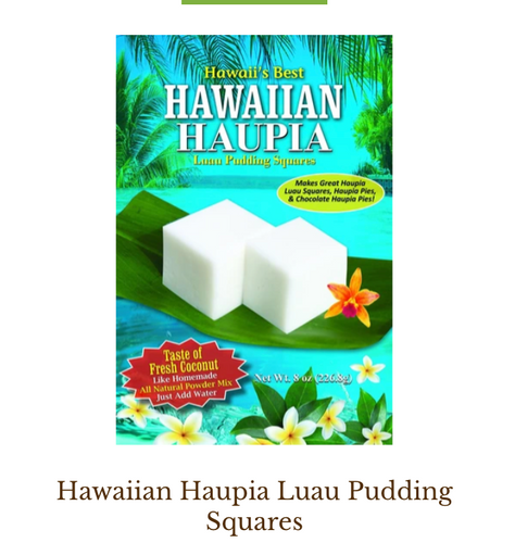 Hawaiian Haupia Dessert