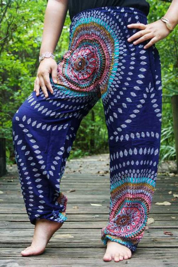 Amazon.com: Lannaclothesdesign Women's Smocked Waist Boho Flowy Yoga Harem Pants  Hippie Clothes (S, Black) : Clothing, Shoes & Jewelry