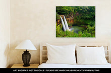 Load image into Gallery viewer, Gallery Wrapped Canvas, Majestic Twin Wailua Waterfalls On Kauai