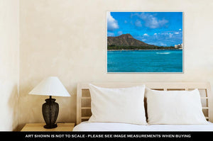 Gallery Wrapped Canvas, Diamond Head In Oahu Hawaii