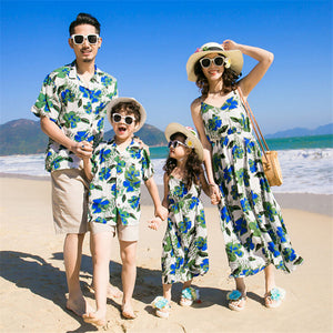 Hawaiian Style Family Matching Clothes