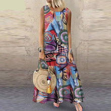 Load image into Gallery viewer, Vintage O Neck Sleeveless Tunic