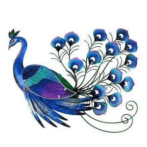 Metal Peacock Wall Art for Home and Garden