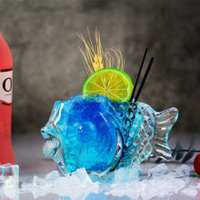 Load image into Gallery viewer, Creative 3D Transparent Fish Shape Bar Cocktail Glass