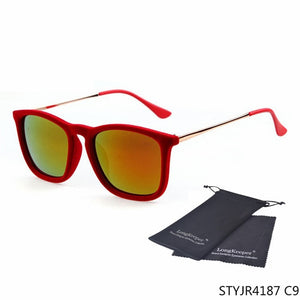 Retro Women Sunglasses Color Square Brand Vintage De Sol