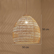Load image into Gallery viewer, Modern Pastoral Rattan Pendant Lights