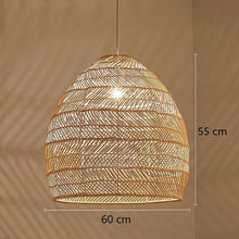 Load image into Gallery viewer, Modern Pastoral Rattan Pendant Lights