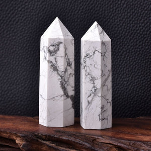 Natural Stones Crystal Wand Amethyst Rose Quartz Healing Stones