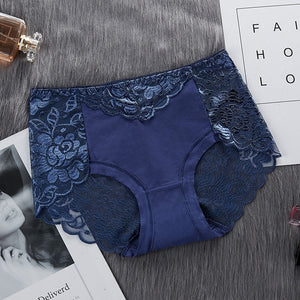 Sexy Lace Mid-Waist  Hip Lift  Plus Size Lingerie
