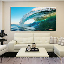 Load image into Gallery viewer, Surfing Ocean Sea Waves Wall Art