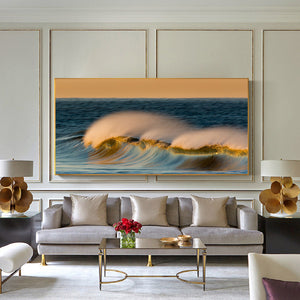 Surfing Ocean Sea Waves Wall Art