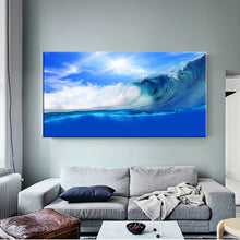 Load image into Gallery viewer, Surfing Ocean Sea Waves Wall Art