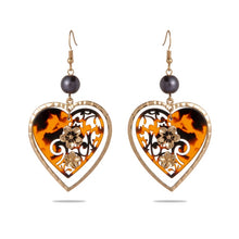 Load image into Gallery viewer, Flower Drop Earrings Polynesian Trendy Acrylic Resin Jewelry