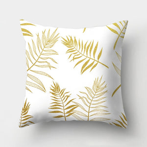 Tropical Plants Pattern Pillow Case