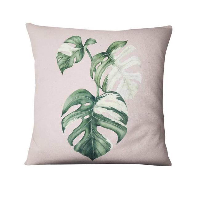 Tropical Palm Leaf  Decorative Throw Pillow 45*45cm