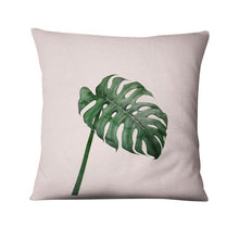 Load image into Gallery viewer, Tropical Palm Leaf  Decorative Throw Pillow 45*45cm