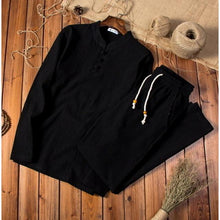 Load image into Gallery viewer, Spring and Summer Asian Style New Linen Long Sleeve Pantsuits