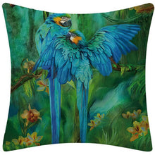 Load image into Gallery viewer, Pair of Birds Pattern Cushion Cover Decorative Throw Pillows
