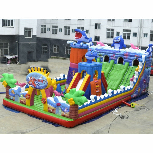 Big Shark Inflatable Playground Bouncy Castle