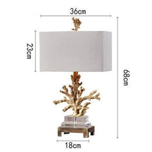 Load image into Gallery viewer, Simple modern creative coral crystal decorative lamp