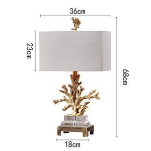 Simple modern creative coral crystal decorative lamp