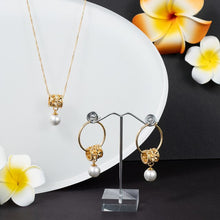 Load image into Gallery viewer, Polynesian Plumeria Necklace Set