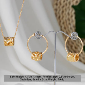 Polynesian Plumeria Necklace Set