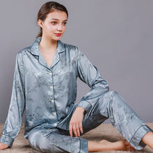 Load image into Gallery viewer, Couples Luxury Silky Jacquard Matching Pijamas