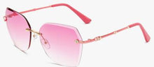 Load image into Gallery viewer, Retro Crystal Rimless Sunglasses Women Brand Fashion Sun Glasses Woman Shades oculos de sol occhiali da sole donna