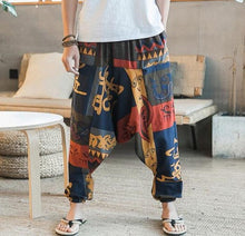 Load image into Gallery viewer, Cotton Linen Harem Pants for Men