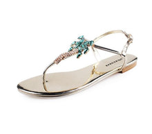 Load image into Gallery viewer, Rhinestone Embellished Jewel Sandals