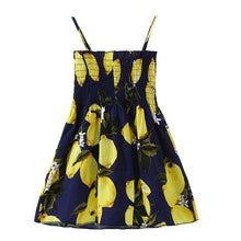 Load image into Gallery viewer, Kids Girls Dress Sweet Summer Sunflower Print