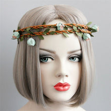 Load image into Gallery viewer, Spring Summer Hawaii Beach Hairband Girl Flower Rattan Headband