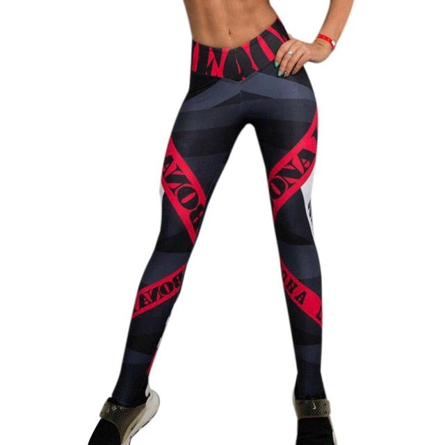 Digital Printed Women Sport Yoga Pants