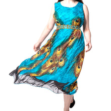 Load image into Gallery viewer, Women Beach Long Dress Sleeveless Chiffon Dresses Elegant Bohemian Maxi Dress