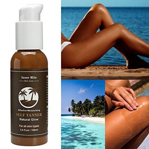 Self Tanner Sunless Tanning Enhance Lotion 3.4 fl.oz Body Bronze for Body / Face to Dark