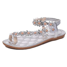 Load image into Gallery viewer, Summer Bohemia Sweet Beaded Sandals Clip Toe Sandals Beach Shoes