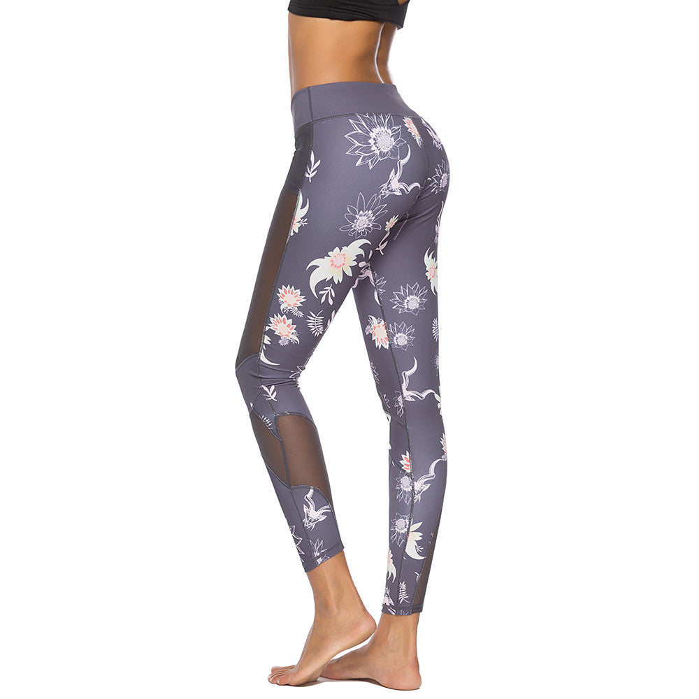 Colorful Printed Yoga Pants