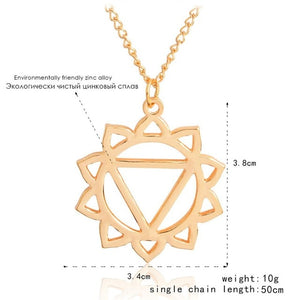 Sacred geometry reiki mala healing necklace