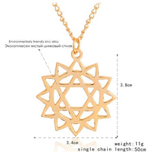 Load image into Gallery viewer, Sacred geometry reiki mala healing necklace