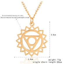 Load image into Gallery viewer, Sacred geometry reiki mala healing necklace