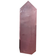 Load image into Gallery viewer, Natural Rock Pink Quartz Crystal Reiki Healing Crystal Stone Points Wand Hot Sale