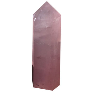 Natural Rock Pink Quartz Crystal Reiki Healing Crystal Stone Points Wand Hot Sale