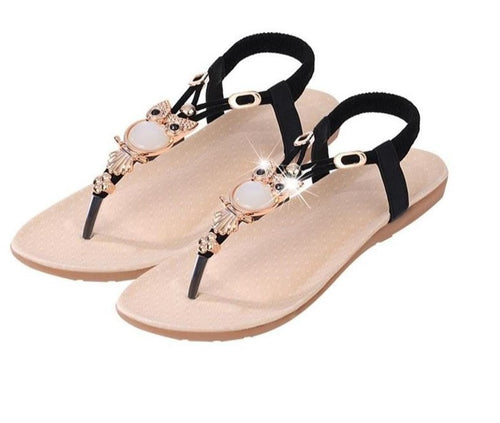 New Fashion Womens Flat Sandal Summer Sandals Comfortable Non Slip Shoes