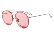 Load image into Gallery viewer, New Arrival Women Classic Brand Designer Rimless Sunglasses Twin Beam Metal Frame Sun Glasses S8096